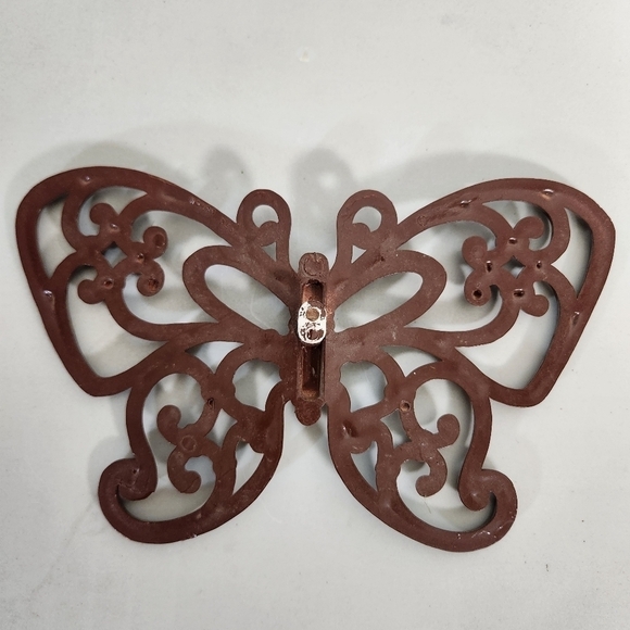 Homco 1978 Set of 2 Faux Rattan Butterflies - Picture 6 of 12